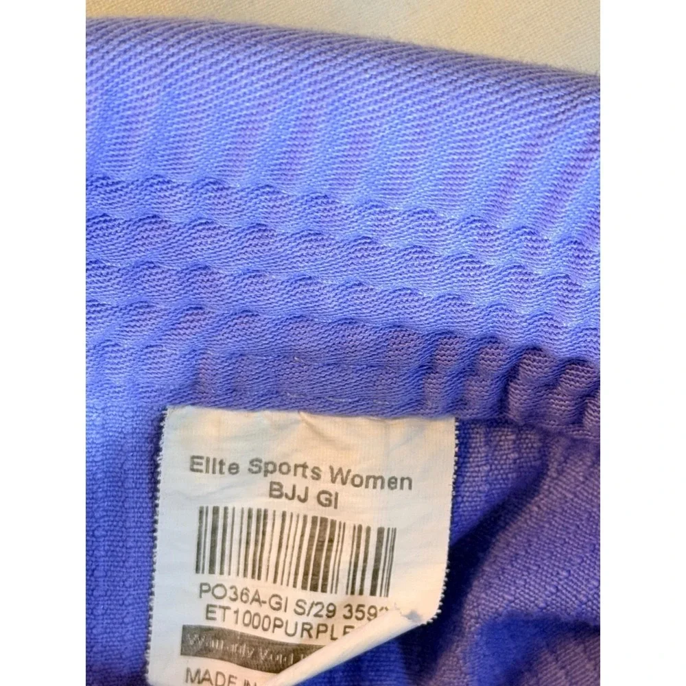 Elite Sports Womens BJJ Gi Purple Brazilian Jiu Jitsu Martial Arts Uniform F1